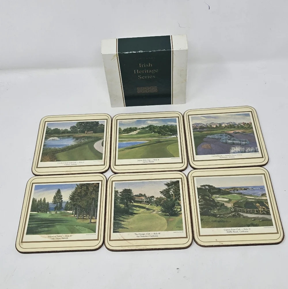 Pimpernel costers cork backed Irish Golfing‎ Greats Irish Heritage series boxed